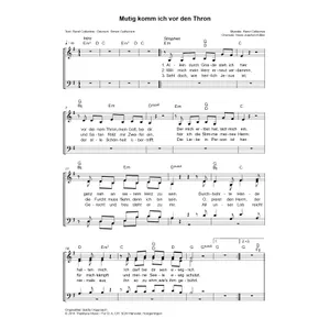Produktbild des Artikels Mutig komm ich vor den Thron (Noten - Download)