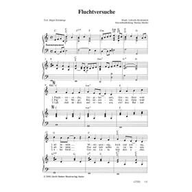 Produktbild des Artikels Fluchtversuche (Noten - Download)