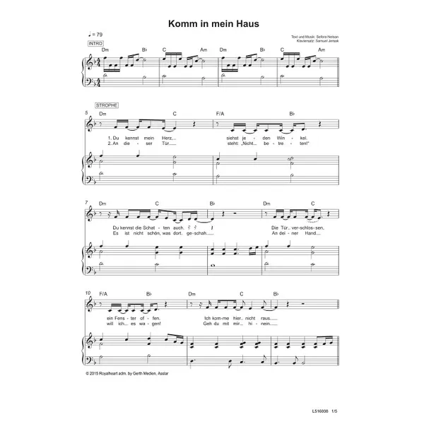 Produktbild des Artikels Komm in mein Haus (Noten - Download)