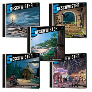 Produktbild des Artikels 5 Geschwister CD-Set 3 (Hörbuch/Hörspiel - CD)