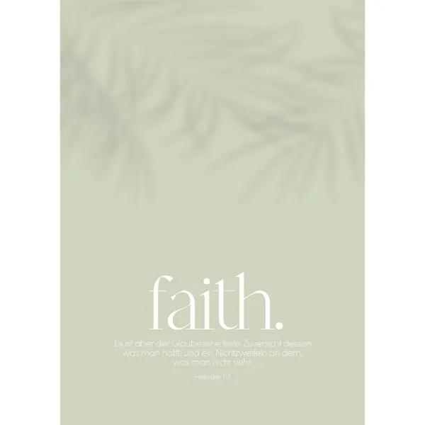 Produktbild des Artikels Postkarten: faith. 4 Stück (Schreibwaren)