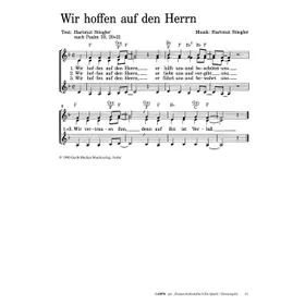 Produktbild des Artikels Wir hoffen auf den Herrn (Noten - Download)
