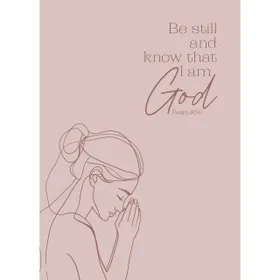 Produktbild des Artikels Postkarten: Be still and know 4 Stück (Schreibwaren)