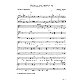 Produktbild des Artikels Politisches Marktlied (Noten - Download)