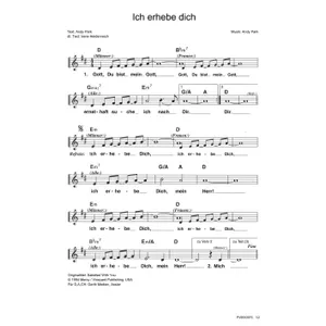 Produktbild des Artikels Ich erhebe dich (Noten - Download)