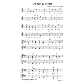 Produktbild des Artikels Oft hast du gehört (Noten - Download)