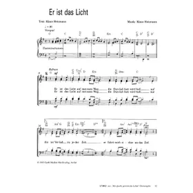 Produktbild des Artikels Er ist das Licht (Noten - Download)