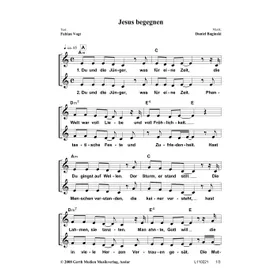 Produktbild des Artikels Jesus begegnen (Noten - Download)