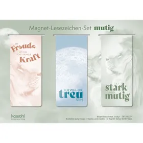 Produktbild des Artikels Magnet-Lesezeichen-Set: Sei mutig (Schreibwaren)