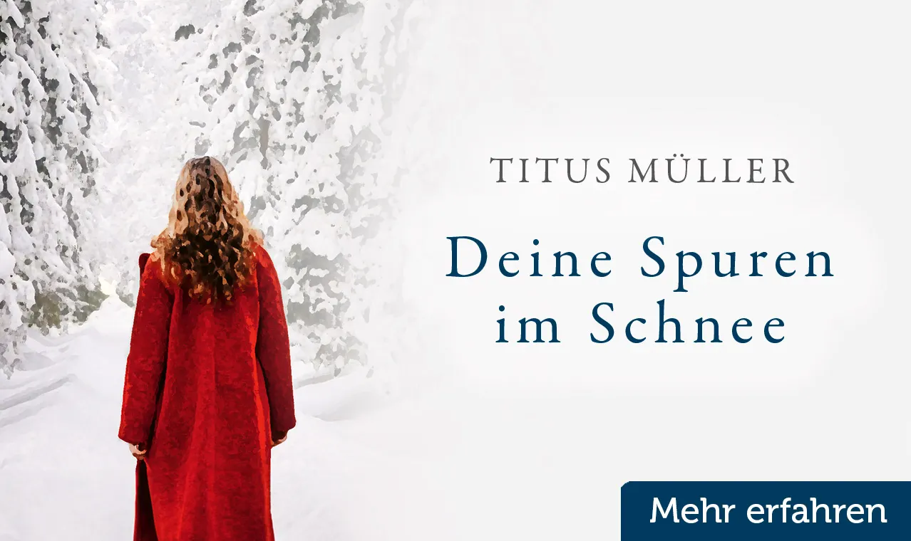 Banner Deine Spuren im Schnee