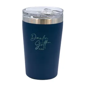 Produktbild des Artikels Thermobecher "Danke, Gott" - blau ()