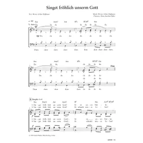 Produktbild des Artikels Singet fröhlich unserm Gott (Noten - Download)