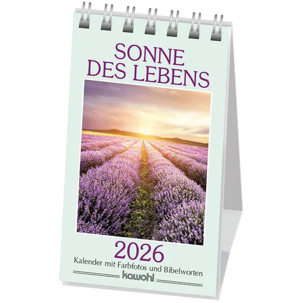 Produktbild des Artikels Sonne des Lebens 2026 - Aufstellkalender (Kalender - Spiralbindung)