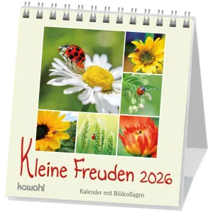 Produktbild des Artikels Kleine Freuden 2026 - Aufstellkalender (Kalender - Spiralbindung)