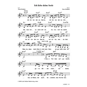 Produktbild des Artikels Ich liebe deine Seele (Noten - Download)