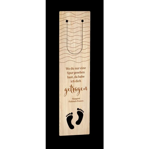 Produktbild des Artikels Lesezeichen "Spuren im Sand" (Schreibwaren)