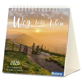 Produktbild des Artikels Weg-Licht-Leben 2026 - Tischkalender (Kalender - Spiralbindung)
