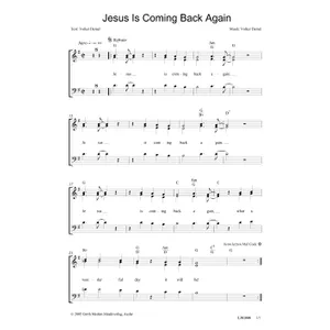Produktbild des Artikels Jesus Is Coming Back Again (Noten - Download)
