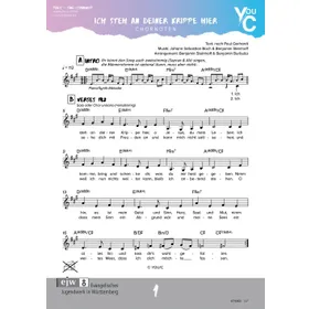 Produktbild des Artikels Ich steh an deiner Krippen hier (Noten - Download)