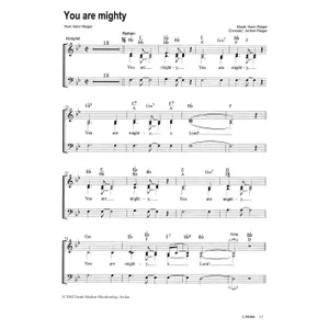 Produktbild des Artikels You Are Mighty (Noten - Download)