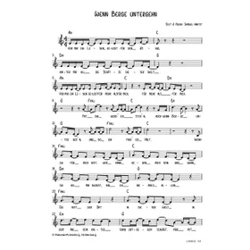 Produktbild des Artikels Wenn Berge untergehn (Noten - Download)