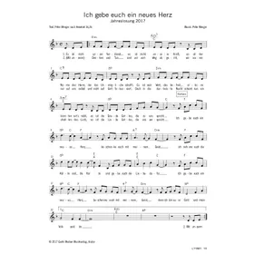 Produktbild des Artikels Ich gebe euch ein neues Herz (Noten - Download)