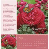 Stimmungsbild zu Rosenduft mit guten Wünschen 2026 - Wandkalender