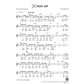 Produktbild des Artikels Passt auf (einstimmig) (Noten - Download)