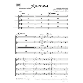 Produktbild des Artikels Unfassbar (Bläser) (Noten - Download)