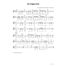 Produktbild des Artikels Du trägst mich (Noten - Download)
