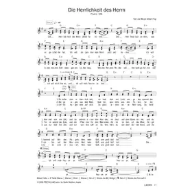 Produktbild des Artikels Die Herrlichkeit des Herrn (Noten - Download)