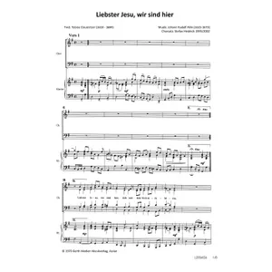 Produktbild des Artikels Liebster Jesu, wir sind hier (Noten - Download)