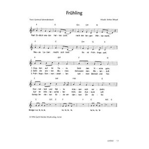 Produktbild des Artikels Frühling (Noten - Download)