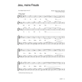 Produktbild des Artikels Jesu meine Freude (Noten - Download)