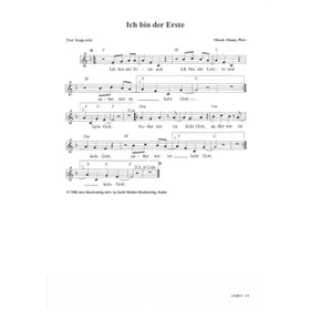Produktbild des Artikels Ich bin der Erste (Noten - Download)