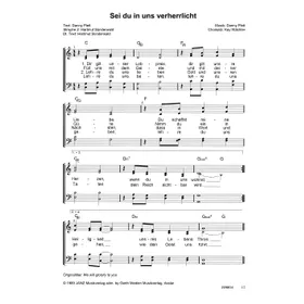 Produktbild des Artikels Sei du in uns verherrlicht (Noten - Download)