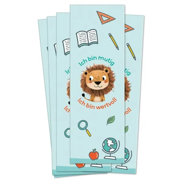 Produktbild des Artikels Lesezeichen "Löwe" - 10 Stk. (Schreibwaren)