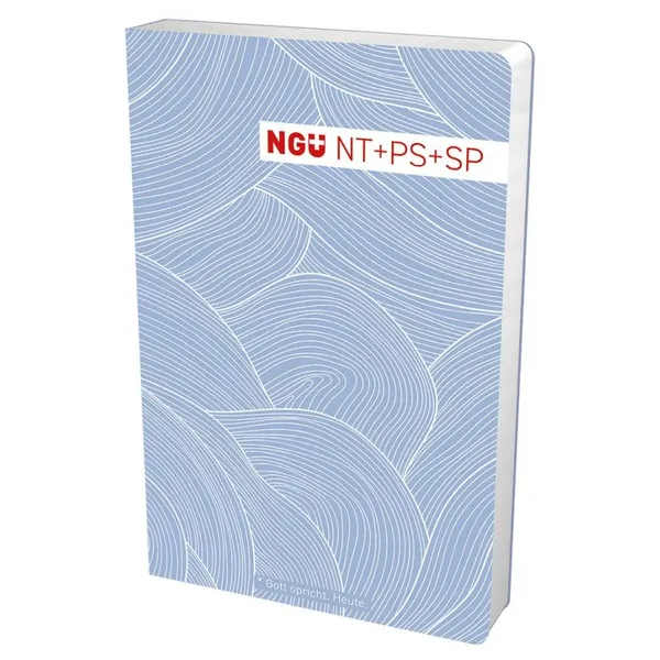 Produktbild des Artikels Neue Genfer Übersetzung - NT mit Psalmen und Sprüchen Design blau (Bibel - Kartoniert)