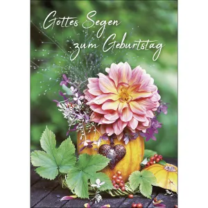 Produktbild des Artikels Postkarten: Gottes Segen zum Geburtstag, 4 Stück (Schreibwaren)