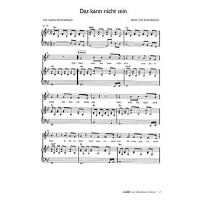 Produktbild des Artikels Das kann nicht sein (Noten - Download)