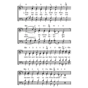 Produktbild des Artikels Fröhlich wir alle Groß und Klein (Noten - Download)