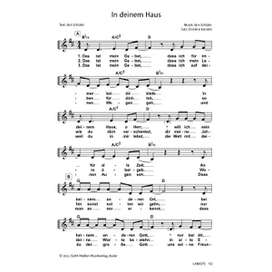 Produktbild des Artikels In deinem Haus (Noten - Download)