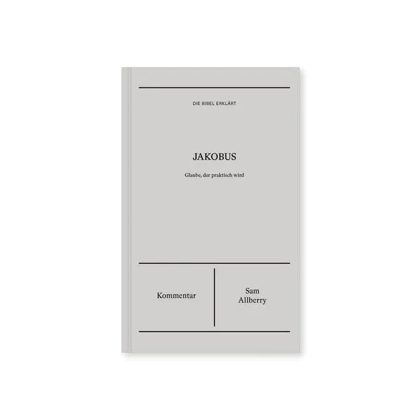 Produktbild des Artikels Jakobus - Kommentar (Buch - Gebunden)