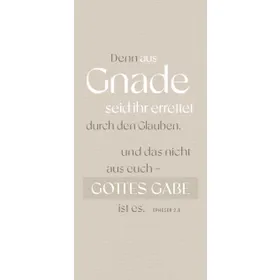 Produktbild des Artikels Metallschild: Aus Gnade ()