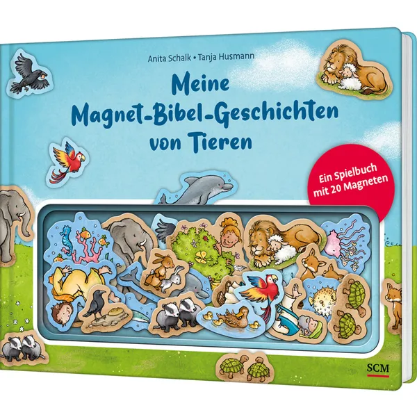 Produktbild des Artikels Meine Magnet-Bibel-Geschichten von Tieren (Buch - Gebunden)