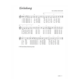 Produktbild des Artikels Einladung (Noten - Download)