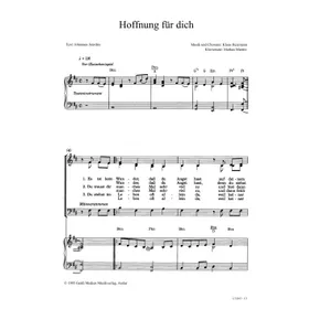 Produktbild des Artikels Hoffnung für dich (Noten - Download)