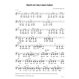 Produktbild des Artikels Damit wir das Leben haben (Noten - Download)