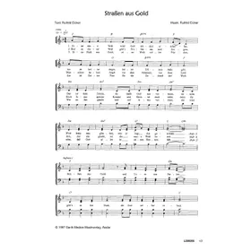 Produktbild des Artikels Straßen aus Gold (Noten - Download)