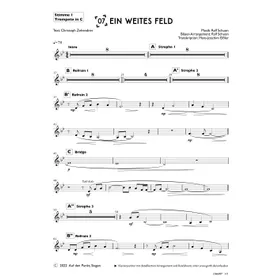 Produktbild des Artikels Ein weites Feld (1. Trompete in C) (Noten - Download)
